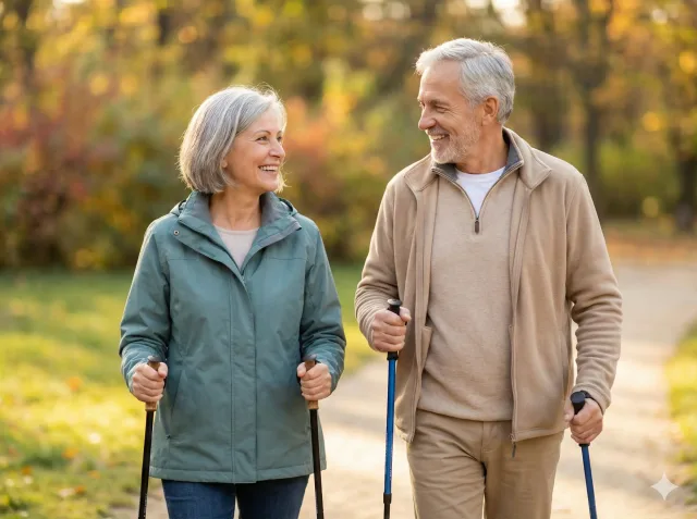 Chůze po šedesátce: Proč 10 000 kroků není nutnost a jak začít bez bolesti – Cover image
