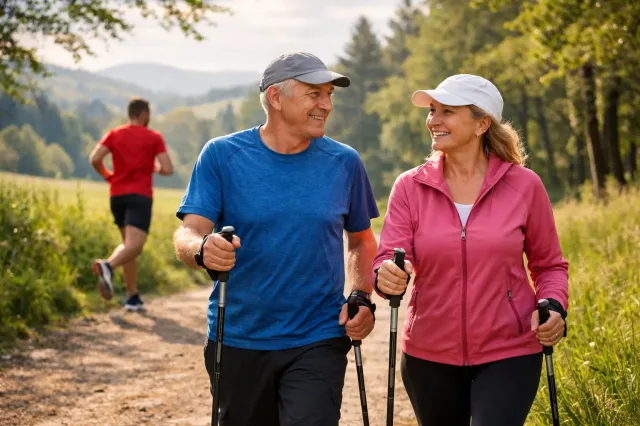 Nordic Walking: Proč je severská chůze pro klouby lepší než běh (Návod pro začátečníky)