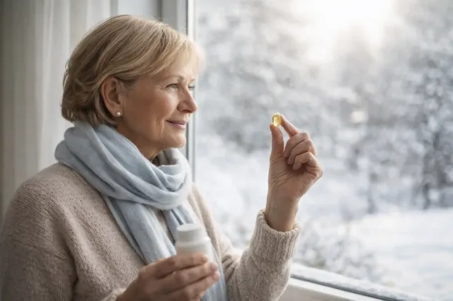 Vitamín D po 60: Proč vám v zimě chybí a jak ho bezpečně doplnit?
